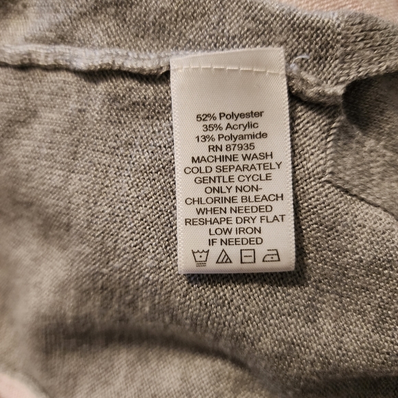 ✨2 for $5✨ Susan Graver Oversized Tunic Top with Blocked colors Size XS/S - Picture 7 of 7